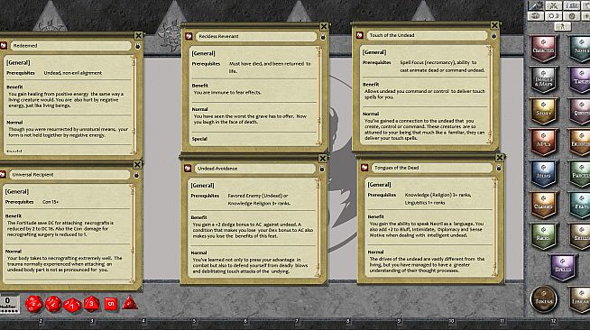 Fantasy Grounds - Feats of Legend: 20 Undead Feats (PFRPG)
