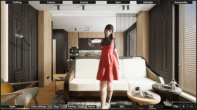 Virtual Girlfriend Lia - Nerd Girl