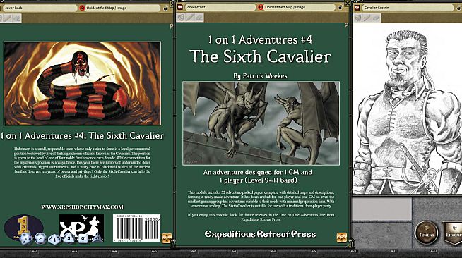 Fantasy Grounds - 1 on 1 Adventures #4: The Sixth Cavalier (PFRPG/3.5E)