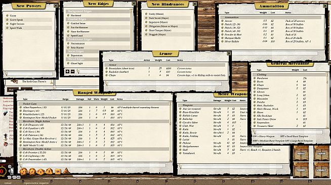 Fantasy Grounds - The Sixth Gun Roleplaying Game (Savage Worlds)