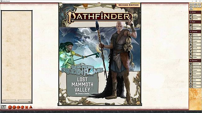 Fantasy Grounds - Pathfinder 2 RPG - Quest for the Frozen Flame AP 2: Lost Mammoth Valley