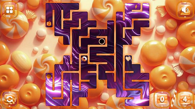Sweetie Candy Maze: Orange