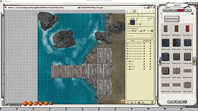 Fantasy Grounds - FG Coastal Map pack