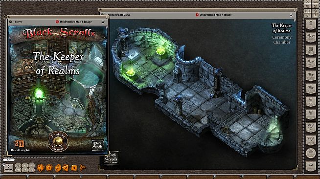 Fantasy Grounds - Black Scroll Games - The Keeper of Realms (Map Pack)