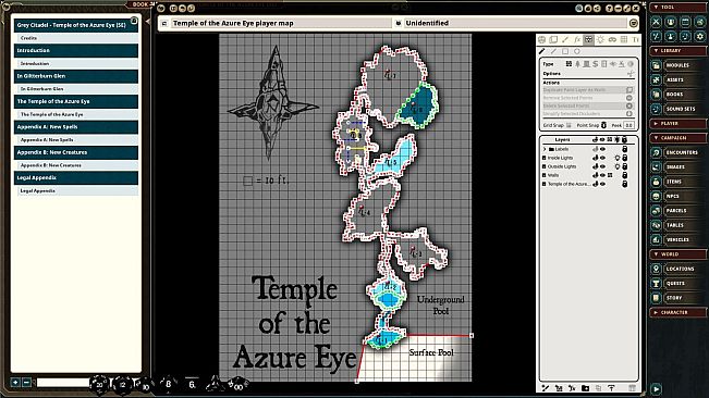 Fantasy Grounds - The Grey Citadel - Temple of the Azure Eye