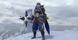Monster Hunter Rise - "Lost Code: Carnhan" Hunter layered weapon (Sword & Shield)