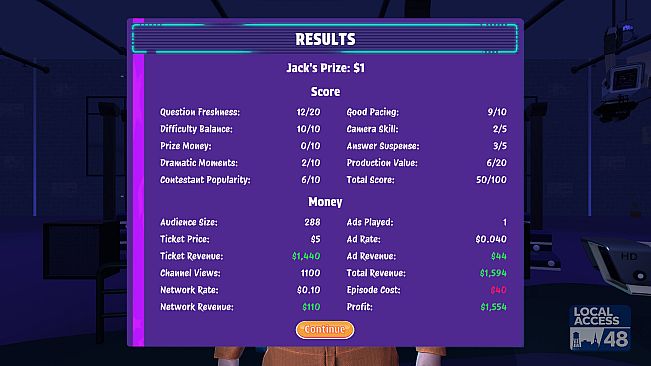 Quiz Show Simulator