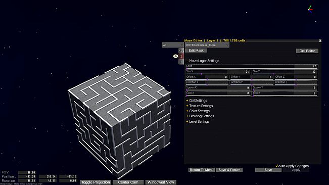 Maze Engine - In Game Level Editor