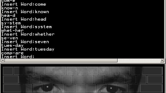 Touch Typing Home Row Speed Grinder - Eyes Only Skin