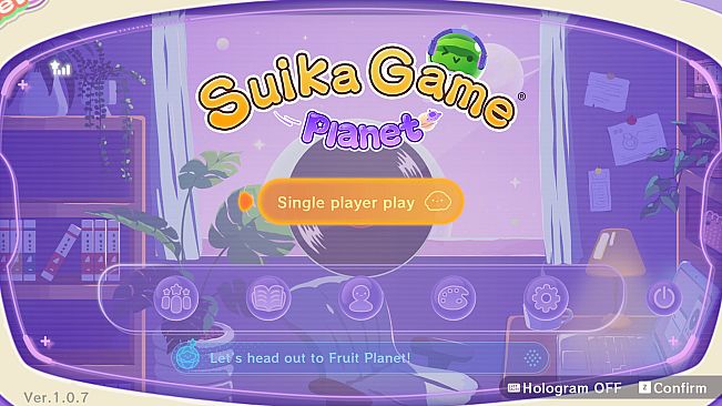 Suika Game Planet Night Chill