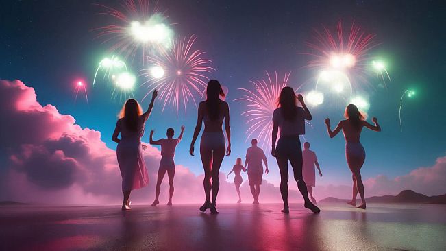 AI-VJ - New Year 2 Visuals
