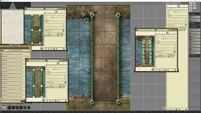 Fantasy Grounds - Pathfinder RPG - Map Pack: Bridges