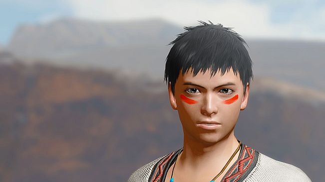 Monster Hunter Rise - "Single Stroke Cheek" makeup