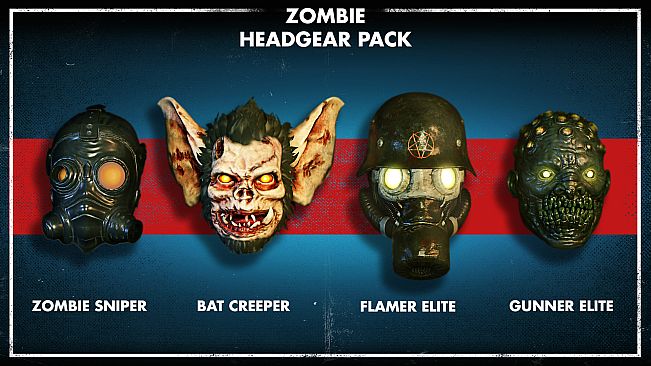 Zombie Army 4: Zombie Headgear Pack