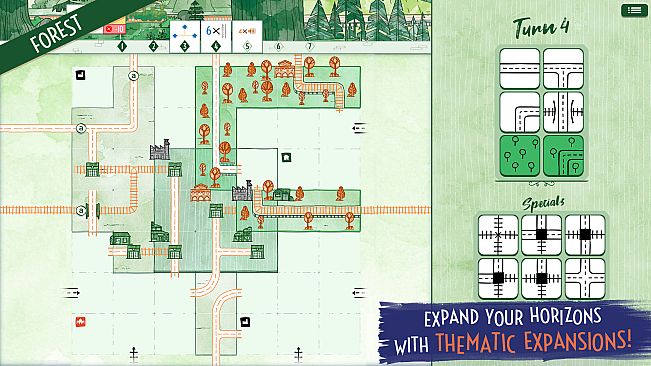 Railroad Ink Challenge – Forest