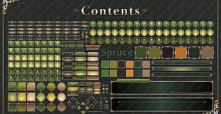 Tyrano Builder - Visual Novel GUI Pack #4 Color-Spruce [kopanda UI]