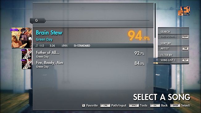 Rocksmith 2014 Edition – Remastered – Green Day - “Brain Stew”