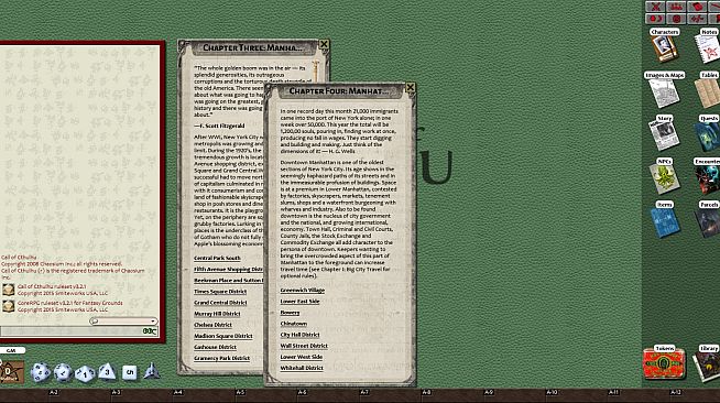 Fantasy Grounds - Secrets of New York (CoC)