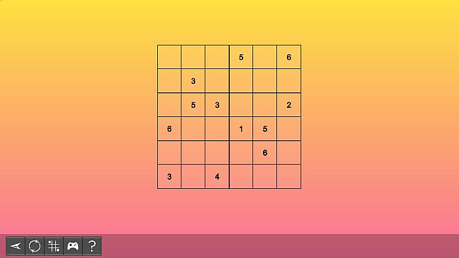 My Sudoku - Classic 6x6 Easy 3