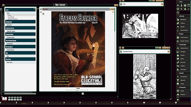 Fantasy Grounds - Carcass Crawler Issue #1 - The official Old- School Essentials Zine