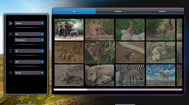 Let's Play Jigsaw Puzzles: At the Zoo