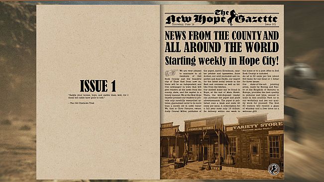 Wild West Dynasty: The New Hope Gazette