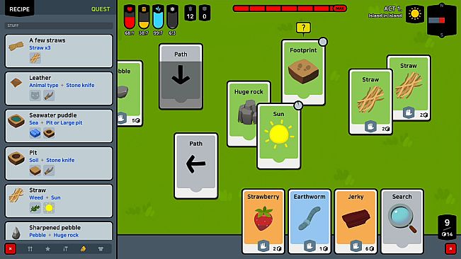 Stack Island - Survival card game