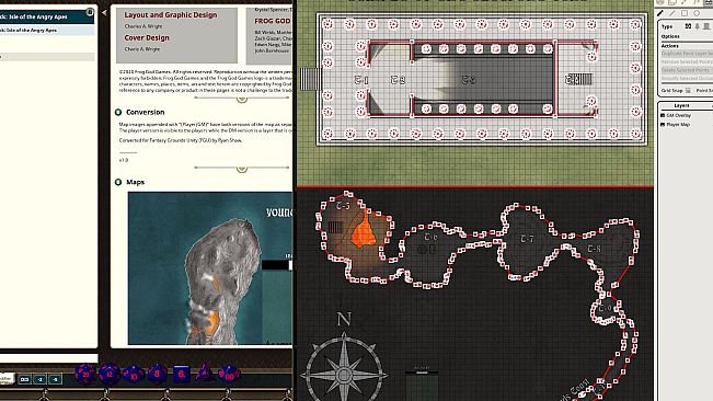 Fantasy Grounds - VTT Map Pack: Isle of the Angry Apes