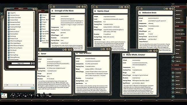 Fantasy Grounds - Book of Heroic Races: Advanced Compendium