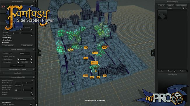 Axis Game Factory's AGFPRO Fantasy Side-Scroller Player