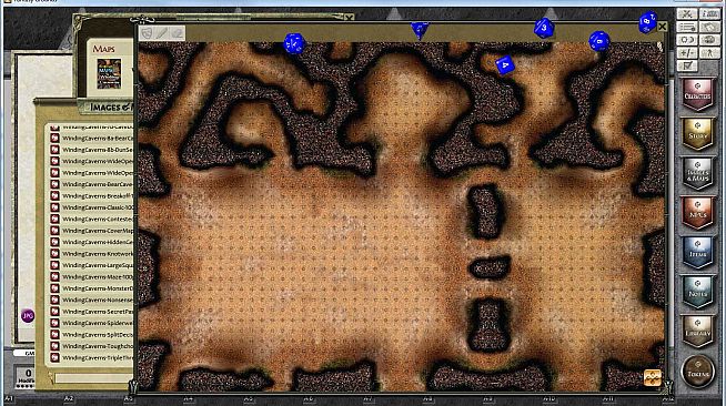 Fantasy Grounds - Maps: Winding Caverns