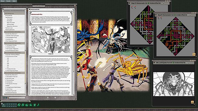 Fantasy Grounds - D&D Classics: Queen of the Spiders (GDQ1-7)