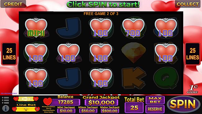 Valentines Desire - Casino Slot Simulations