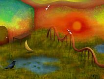 三日月　星めぐりの歌