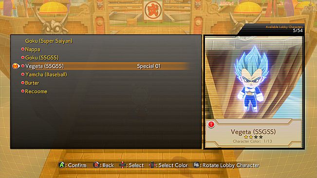 DRAGON BALL FighterZ - SSGSS Lobby Avatars