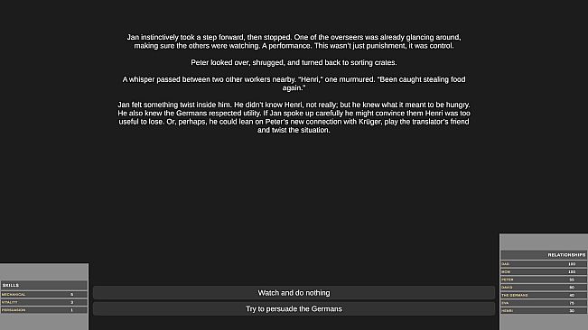 Survive, Resist, Collaborate - a World War 2 Choice-Based Story