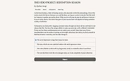 The Hero Project: Redemption Season