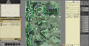 Fantasy Grounds - Pathfinder RPG - Pathfinder Flip-Mat - Sunken City