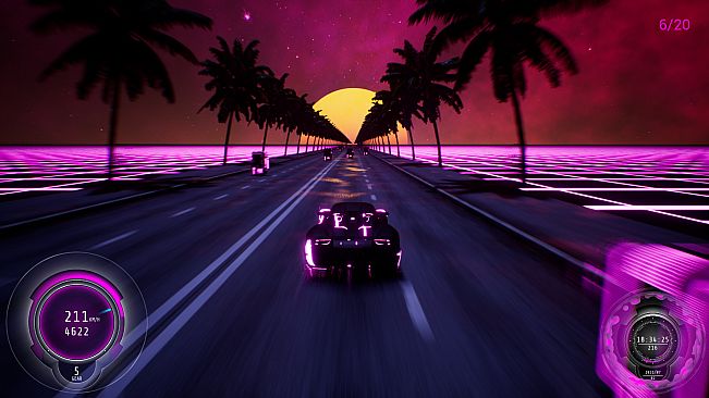 Synthwave Burnout