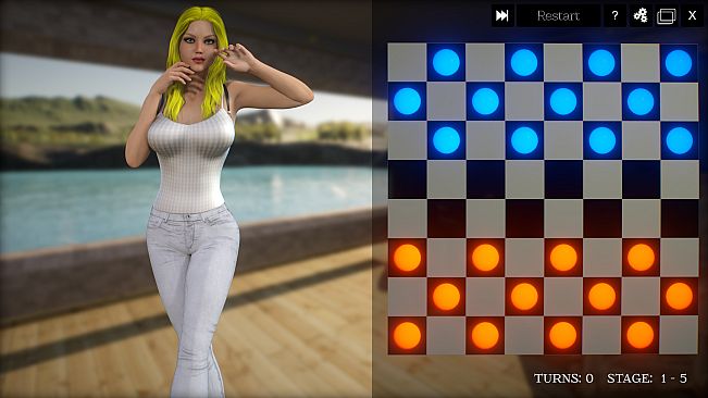 3D Hentai Checkers - Additional Girls 2