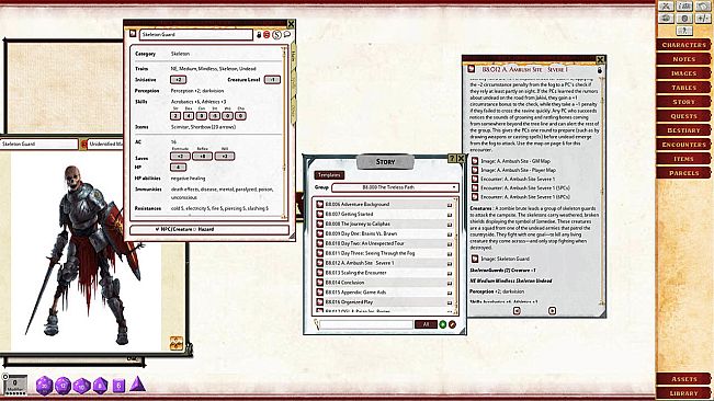 Fantasy Grounds - Pathfinder 2 RPG - Pathfinder Bounty #8: The Tireless Path