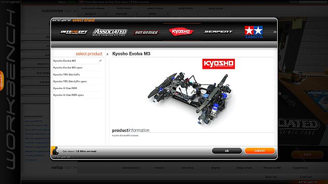 VRC PRO Branded cars and components Deluxe