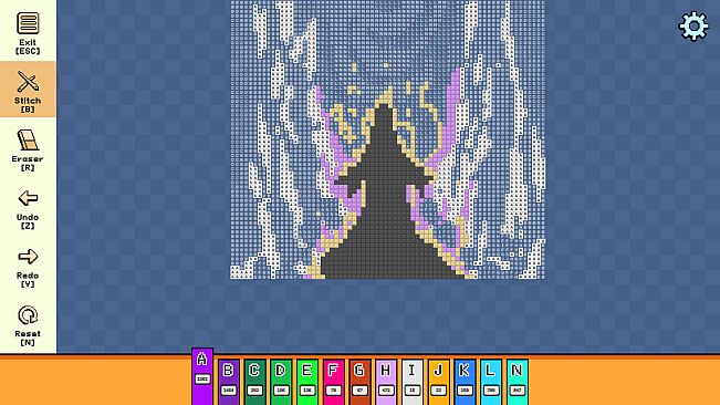 Pixel Cross Stitch - Enchanted Worlds Pack 2