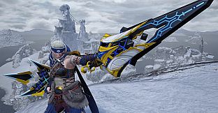 Monster Hunter Rise - "Lost Code: Carnhan" Hunter layered weapon (Sword & Shield)