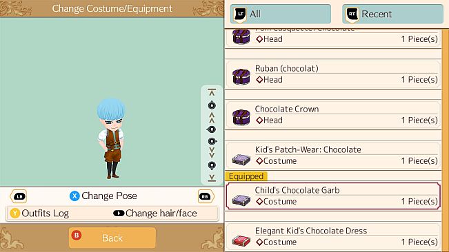 Chocolate Attire - WorldNeverland - Daily Life in the Elnea Kingdom - Another Life Adventure