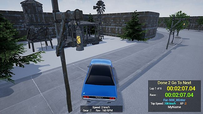 Maze Workout - Western Lost Solo Car Racer