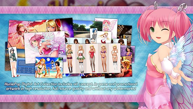 HuniePop Official Digital Art Collection