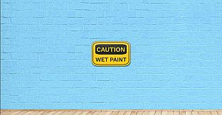 CAUTION WET PAINT