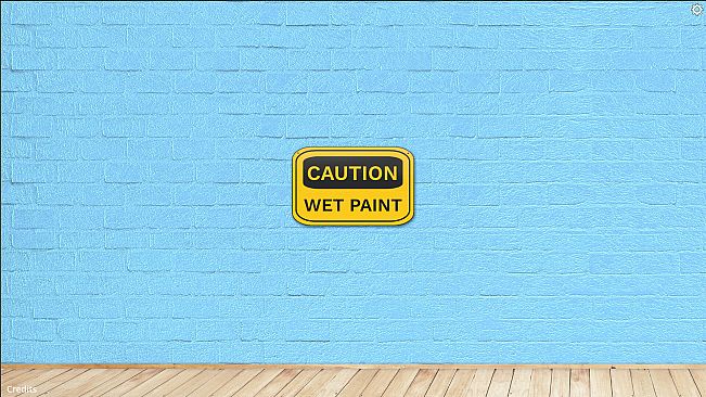 CAUTION WET PAINT