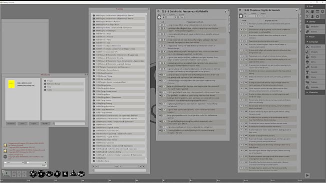 Fantasy Grounds - GM's Miscellany: Urban Dressing (System Neutral Edition)
